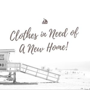 Clothes in need a new home! ❤️